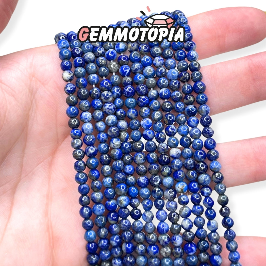 Perle Lapis Lazuli 1A 4 MM