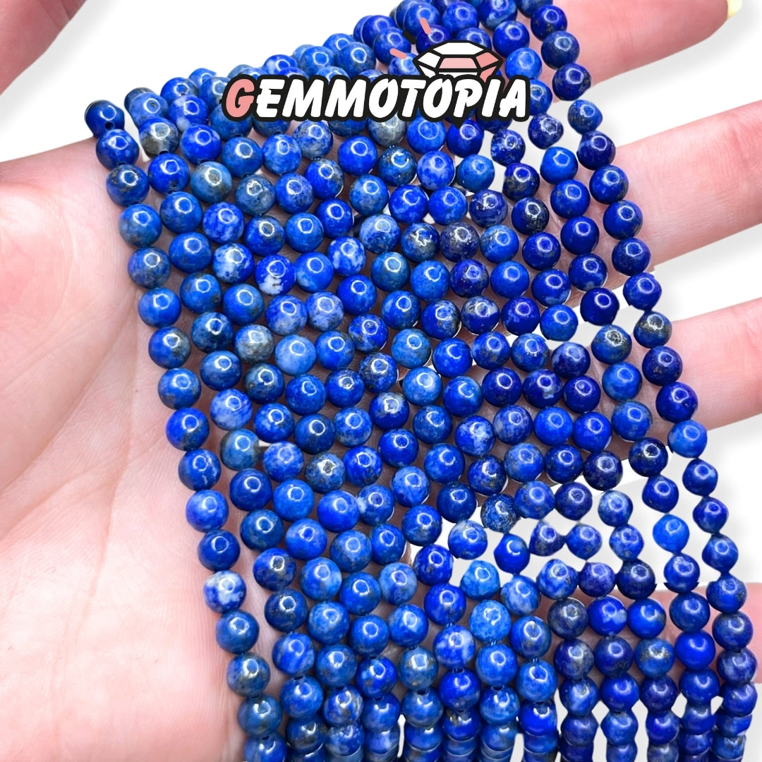 Perle Lapis Lazuli 3A 4 MM