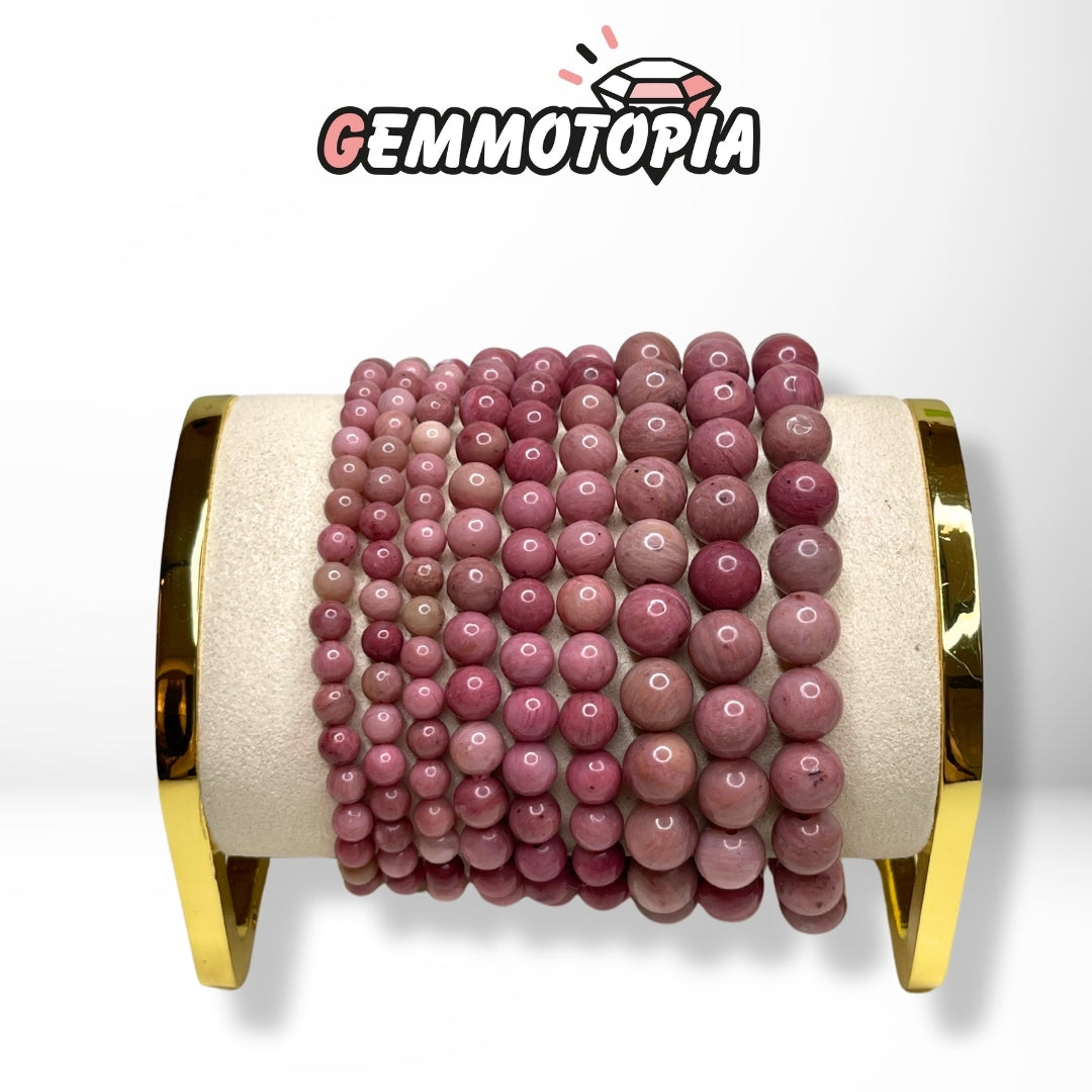 Bracelet Rhodonite 5A