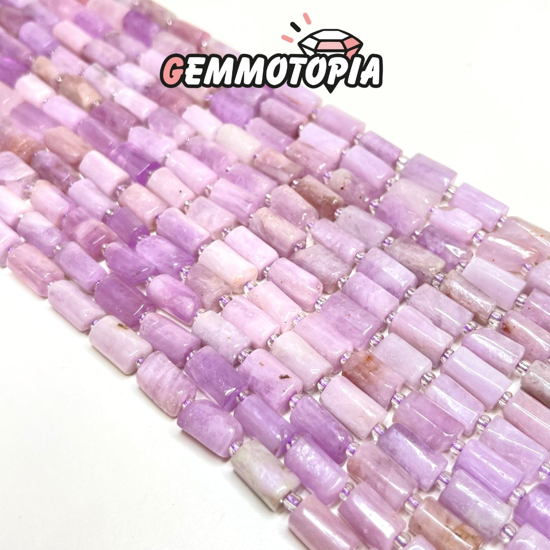 Perle Colonne en Kunzite