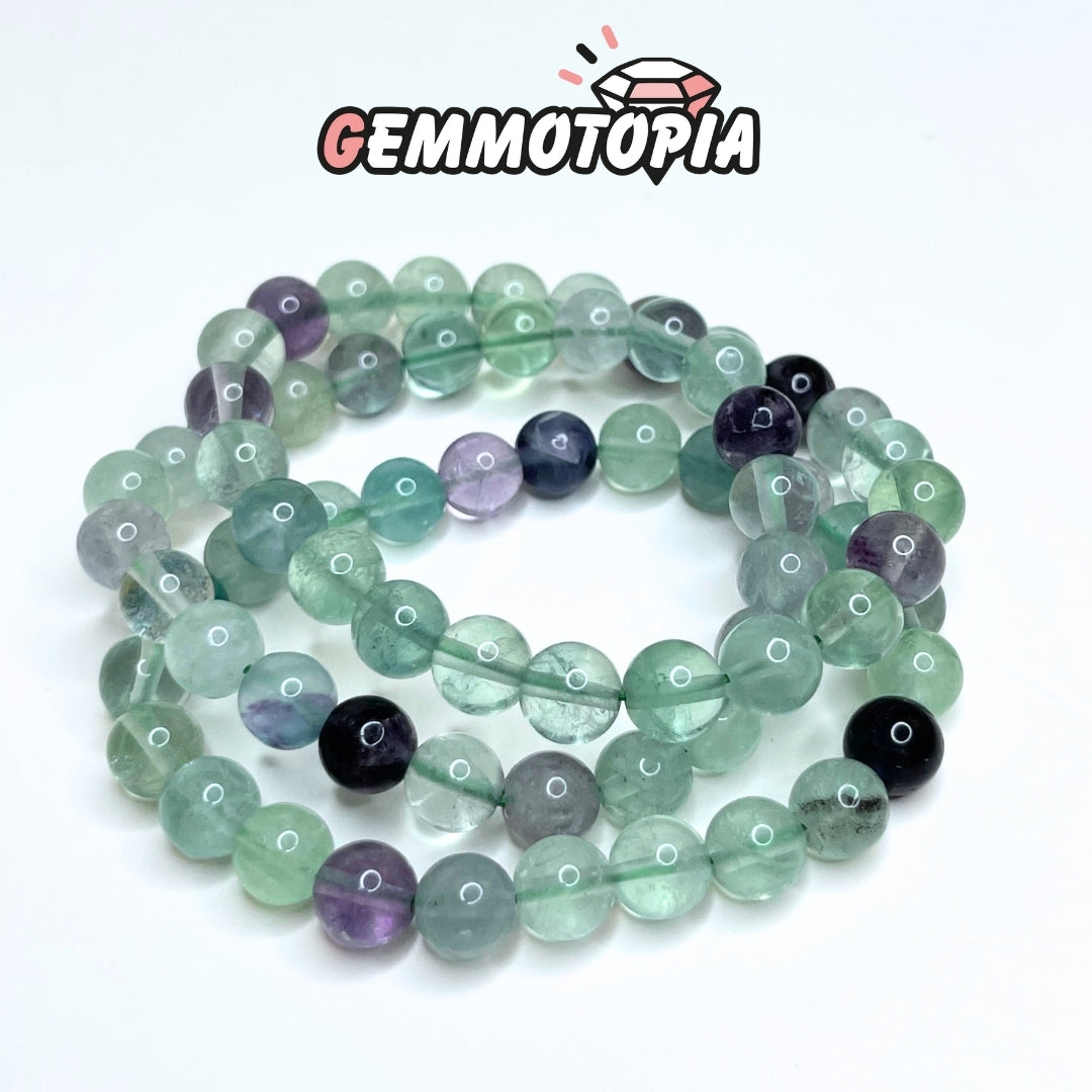 Bracelet en Fluorite Multicolor 3A