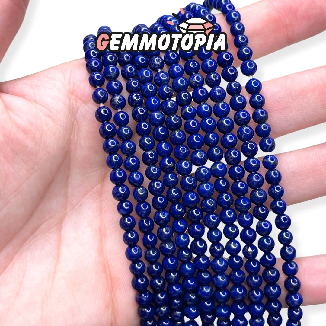 Perle Lapis Lazuli Grade 7A 4 MM