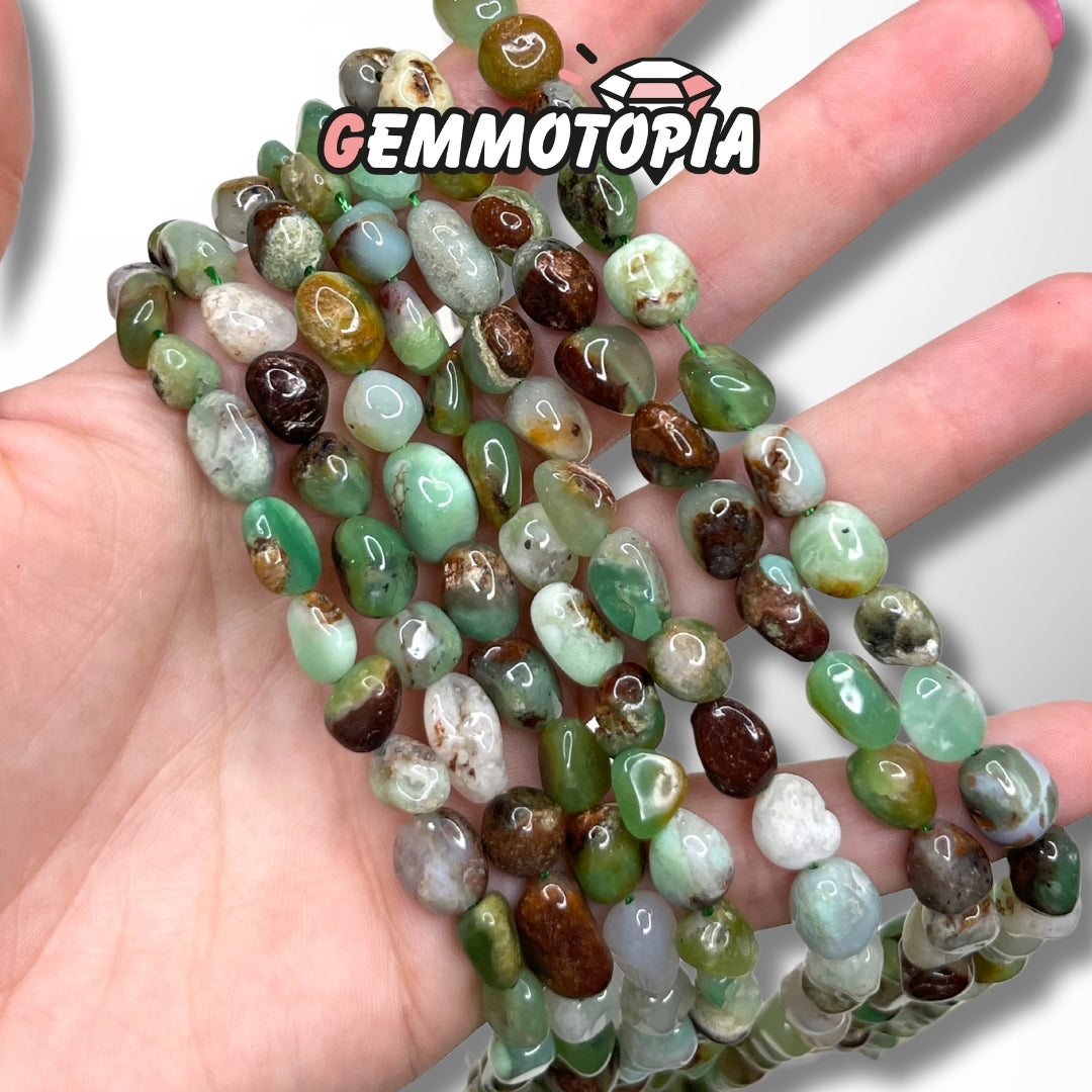 Perle Baroque Chrysoprase