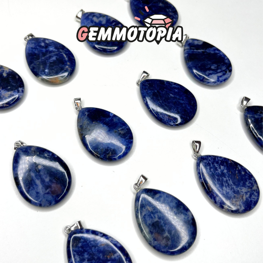 Pendentif goutte Sodalite