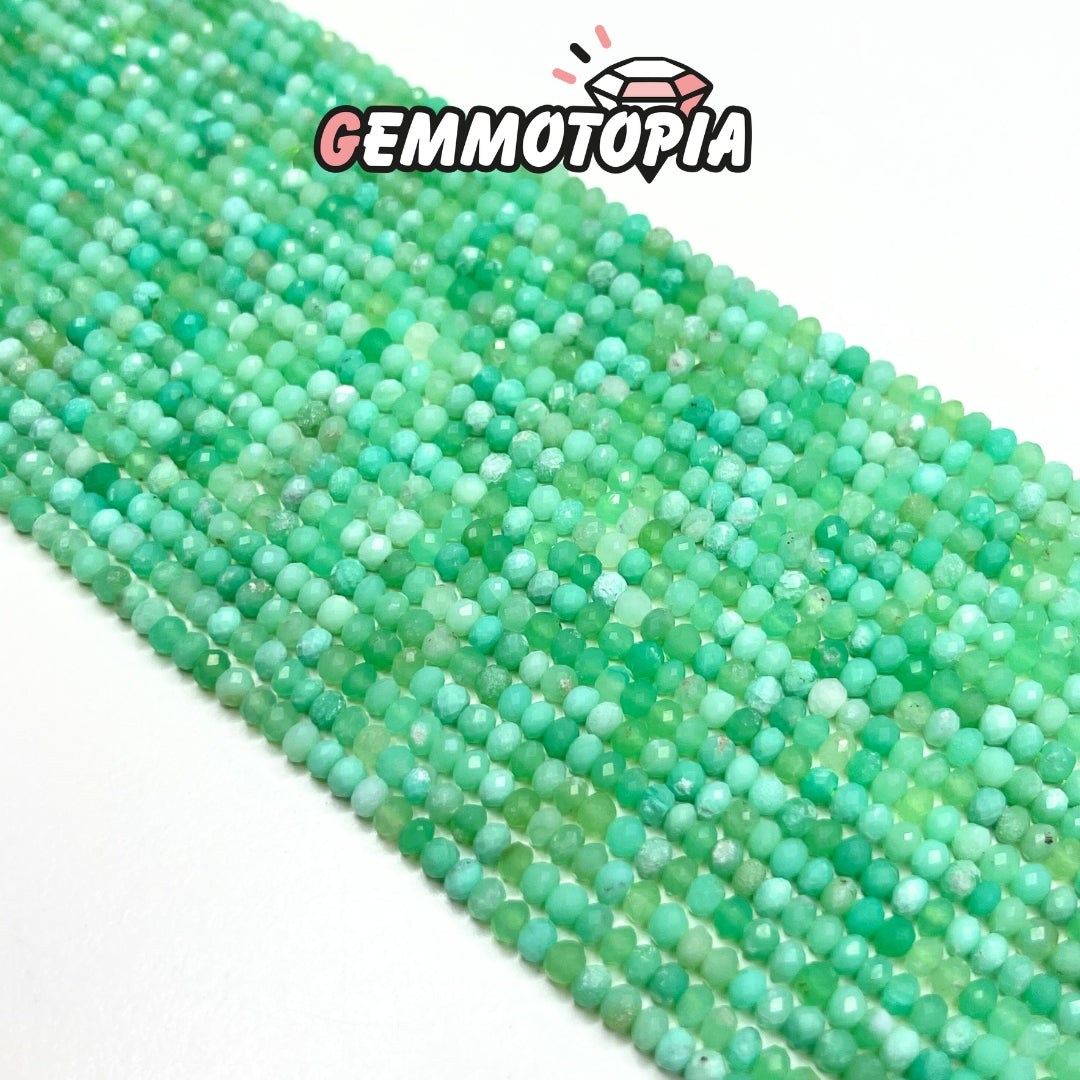 Perle Rondelle Chrysoprase