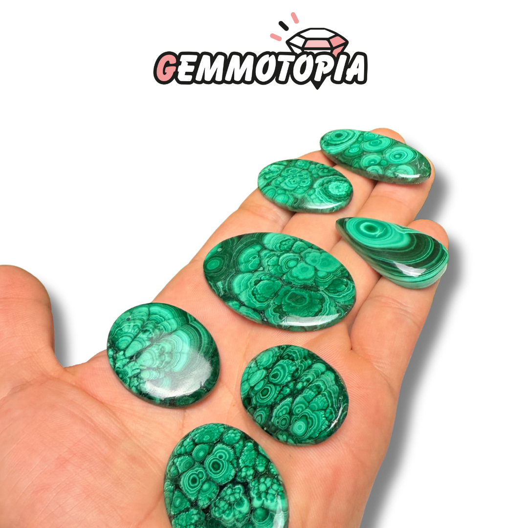 Pendentif Percé Malachite