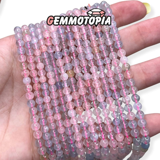 Perle Morganite 5A 4 MM