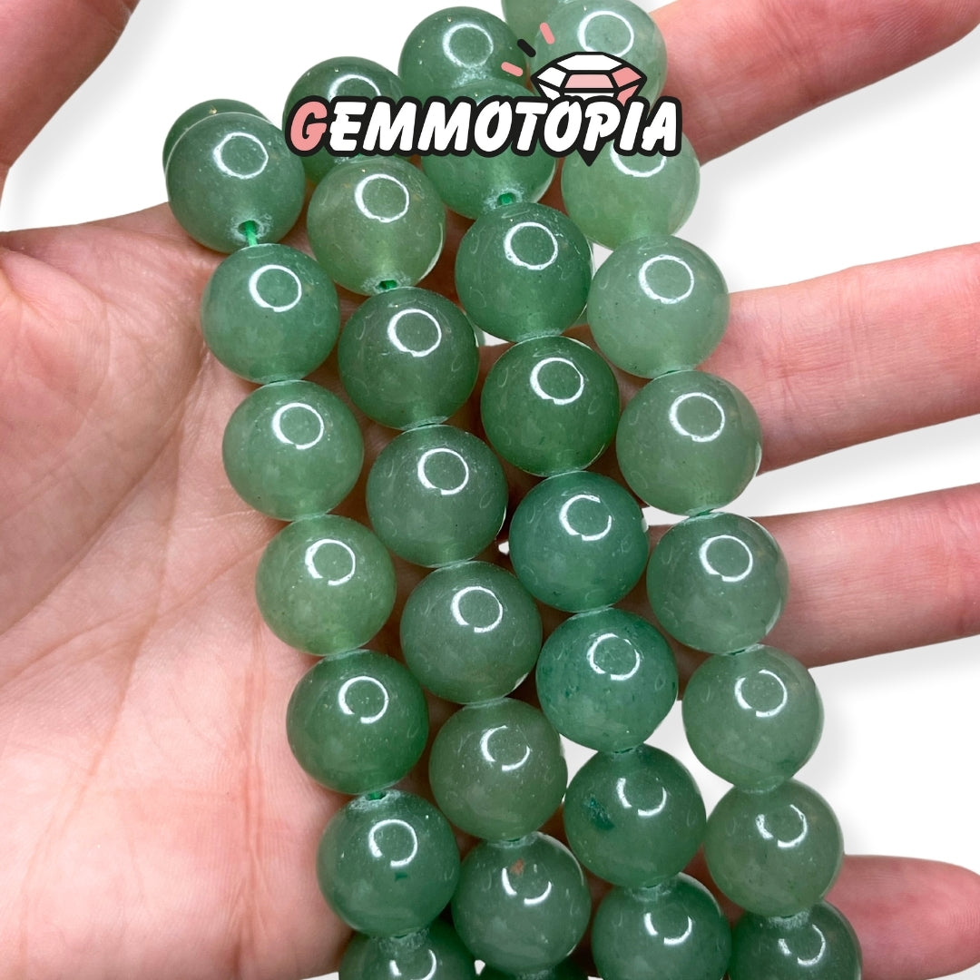 Perle Aventurine Verte 12 MM