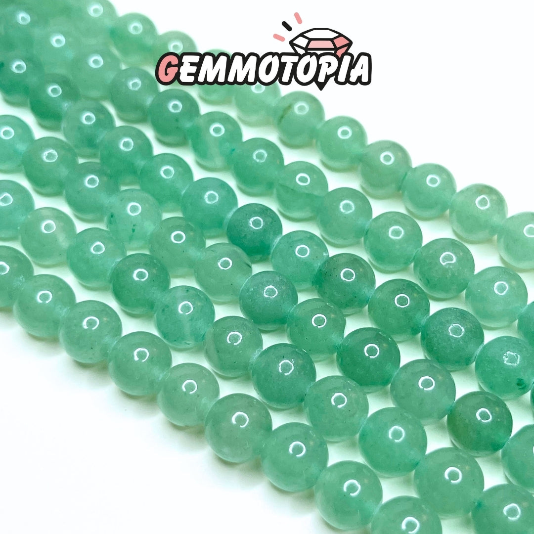 Perle Aventurine Verte 8 MM