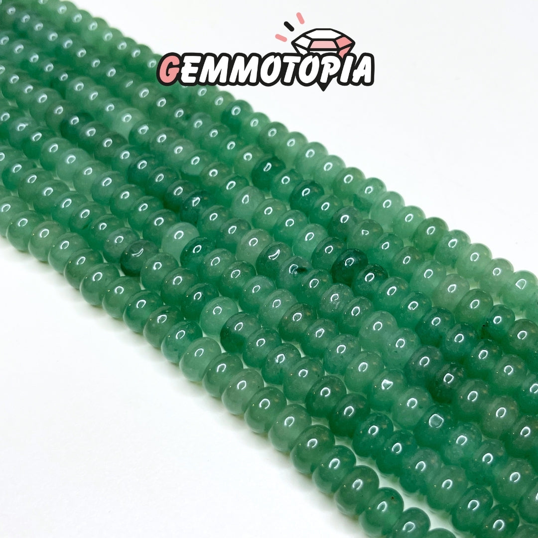 Perle Rondelle Aventurine