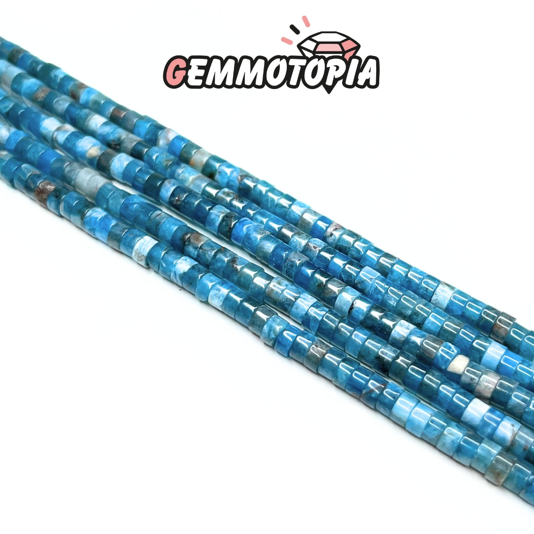 Perle Heishi en Apatite