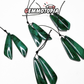 Pendentif Percé Malachite Duo