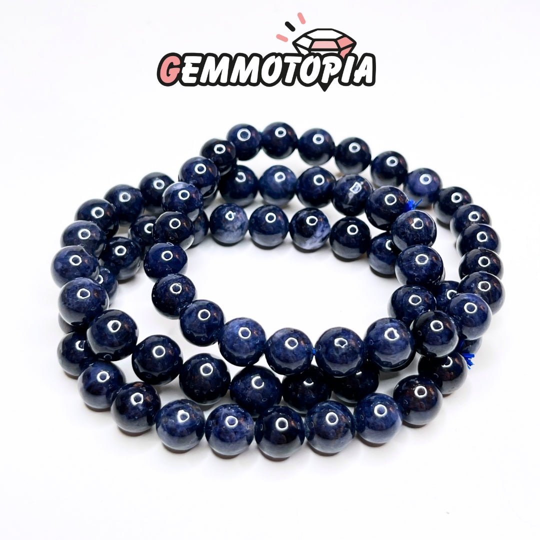 Bracelet en Saphir Bleu 5A