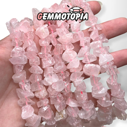 Perle Brute Quartz rose