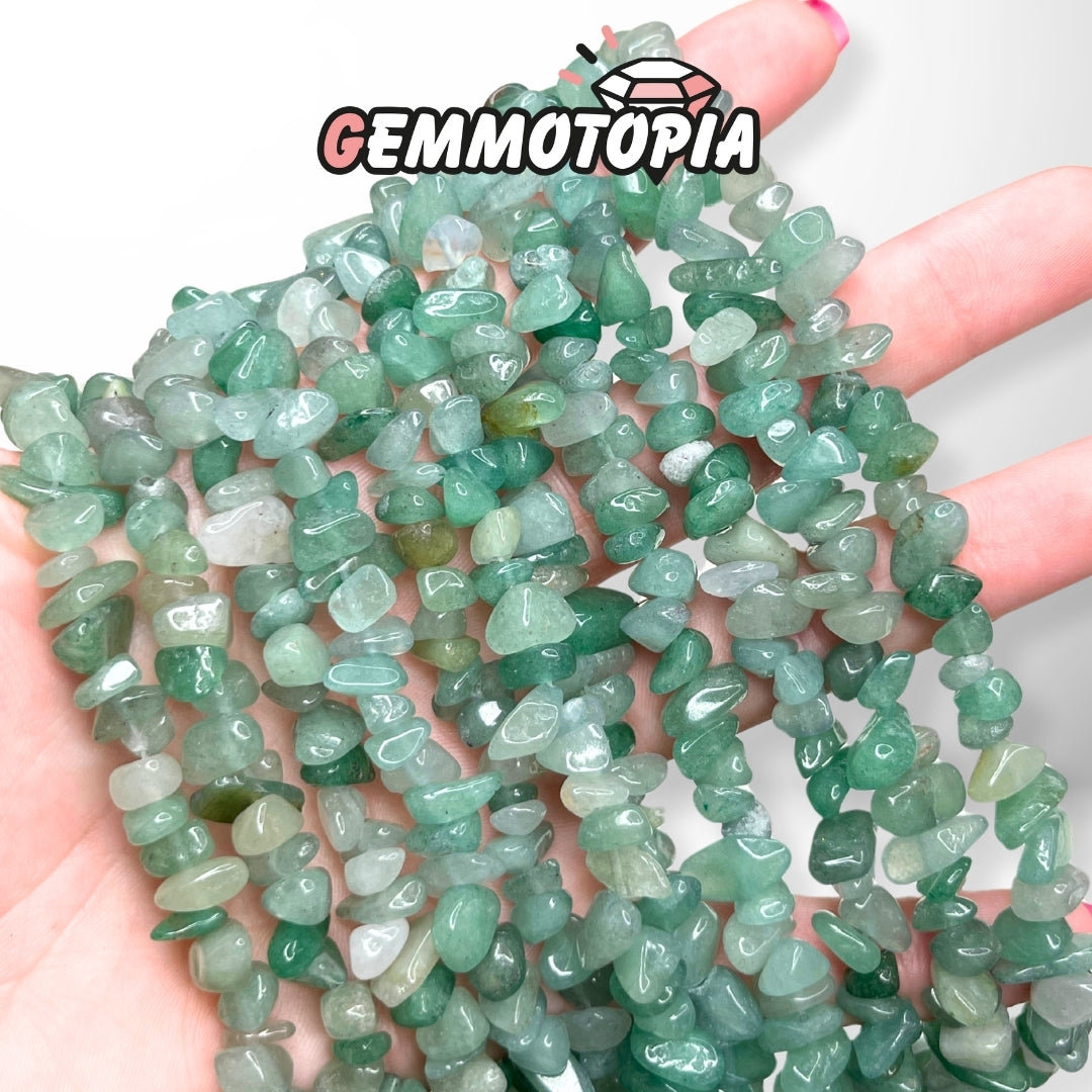 Perle Chips Aventurine Verte