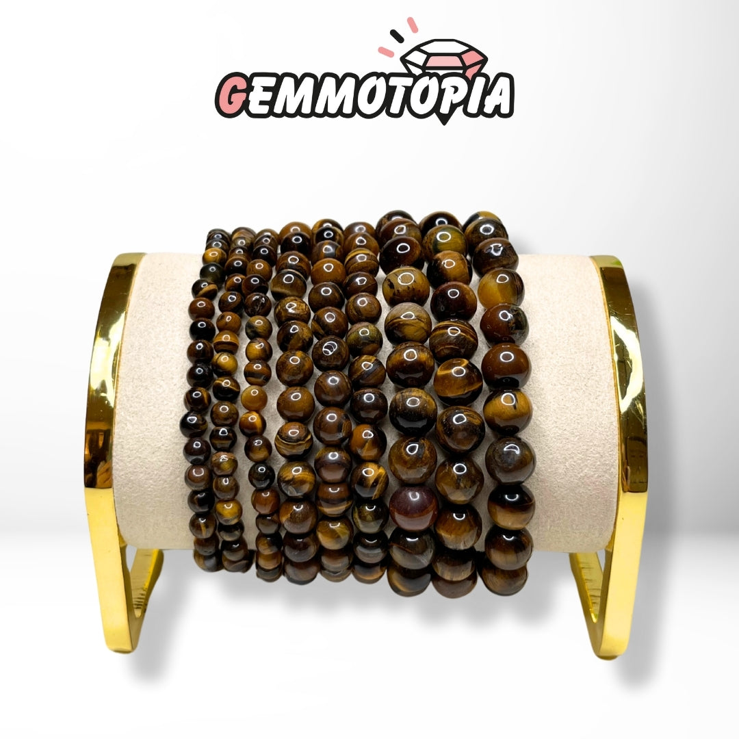 Bracelet Oeil de Tigre Jaune