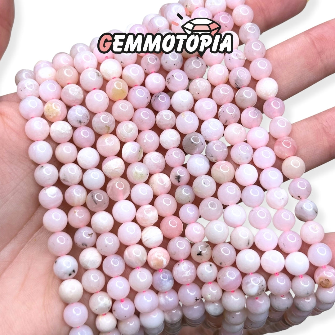 Perle Opale Rose 5A 6 MM