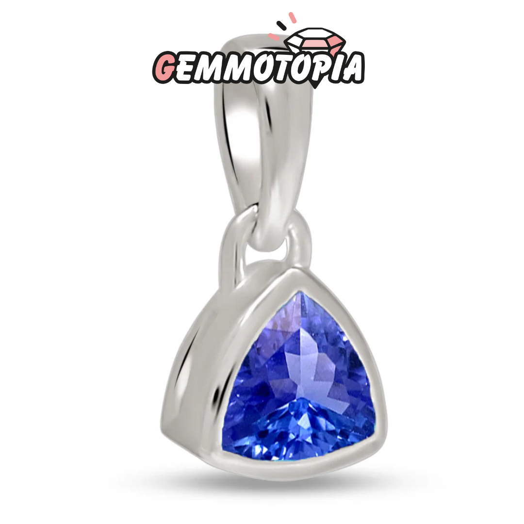 Pendentif Tanzanite Trillon 5X5 MM