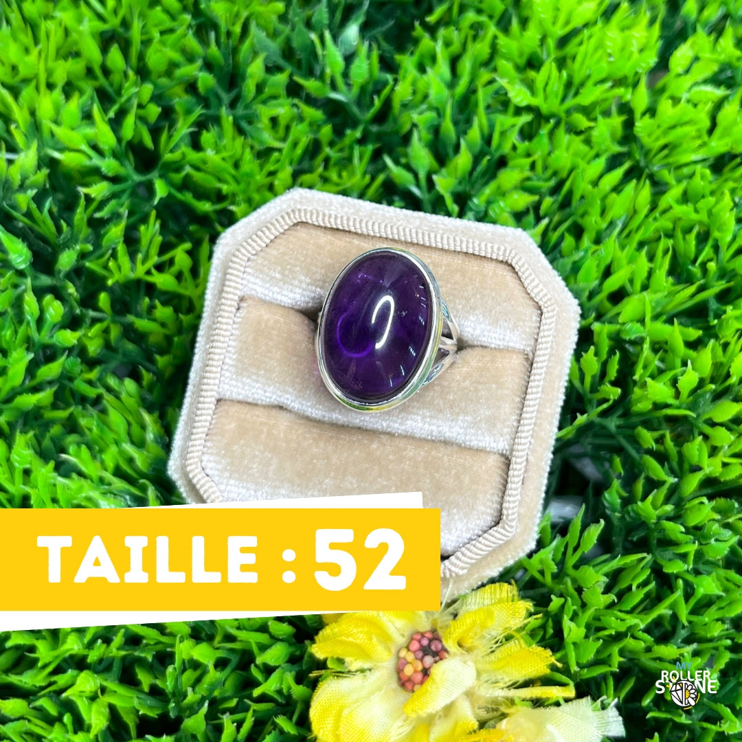 Bague Argent 925 Améthyste #92