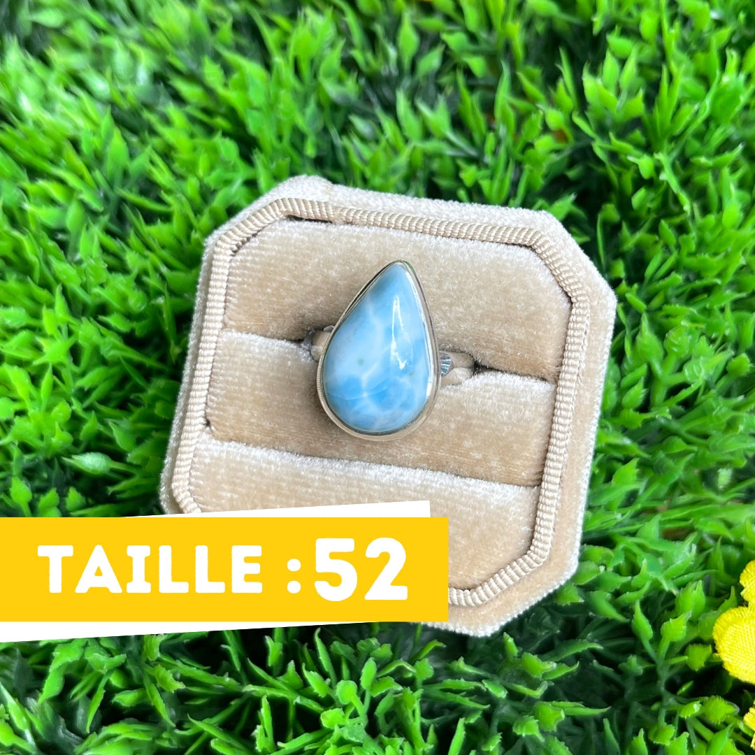 Bague Argent 925 Larimar #129