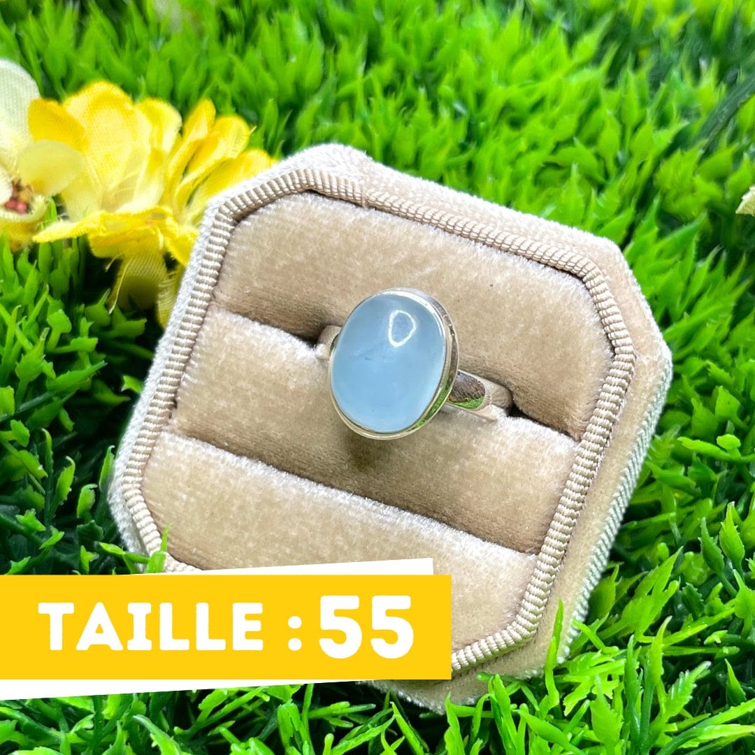 Bague Argent Aigue Marine #18