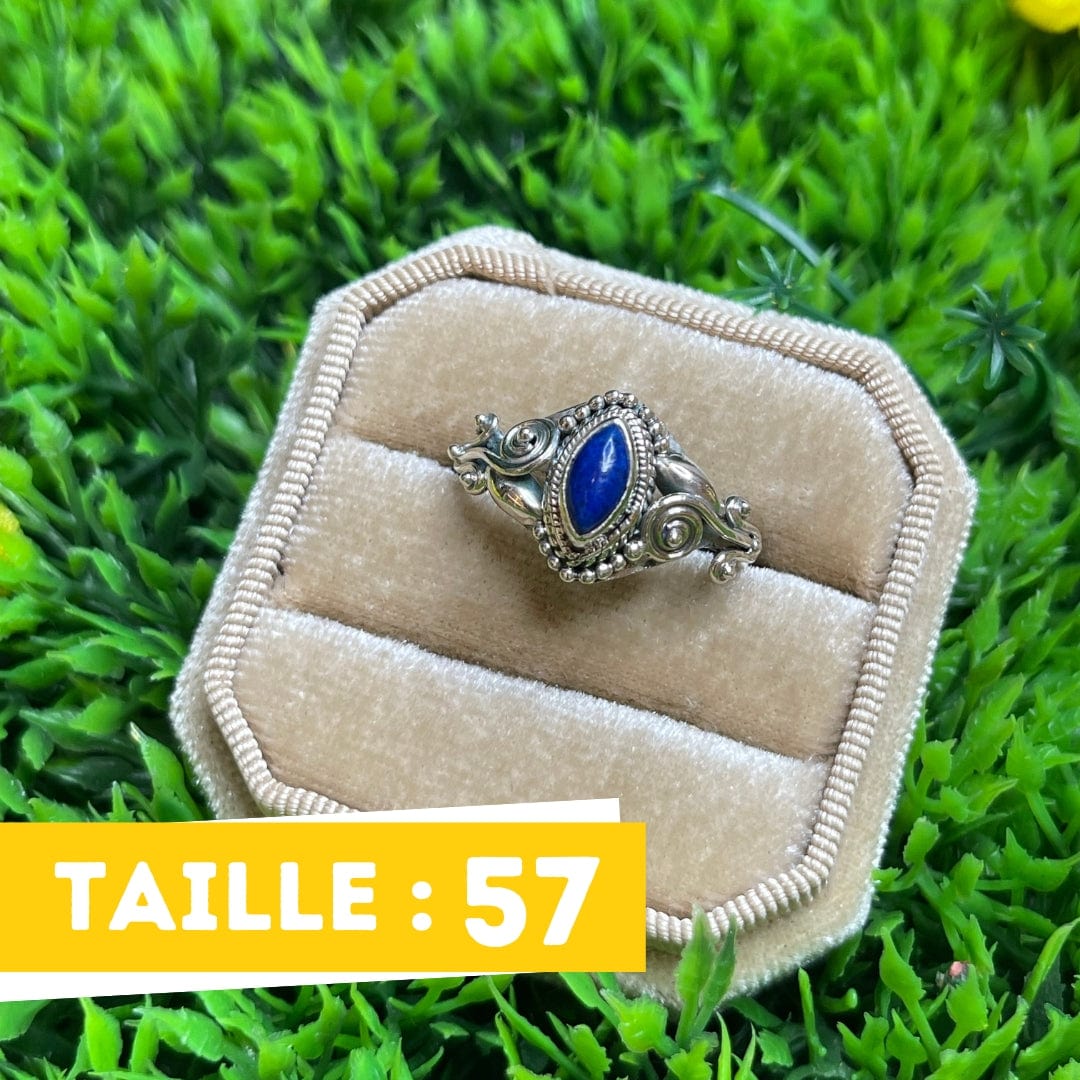 Bague Argent 925 Lapis Lazuli #15