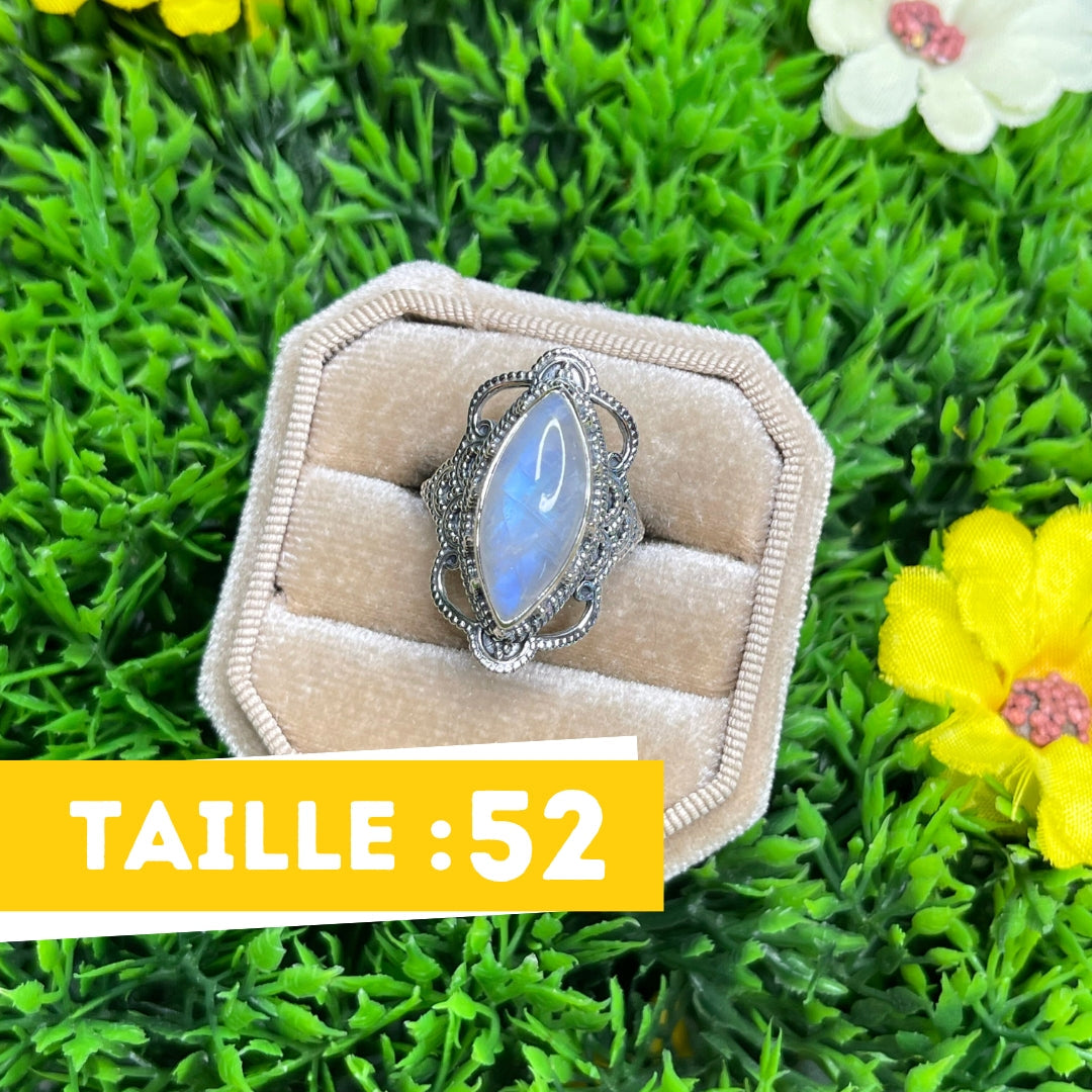 Bague Argent 925 Pierre de Lune #29