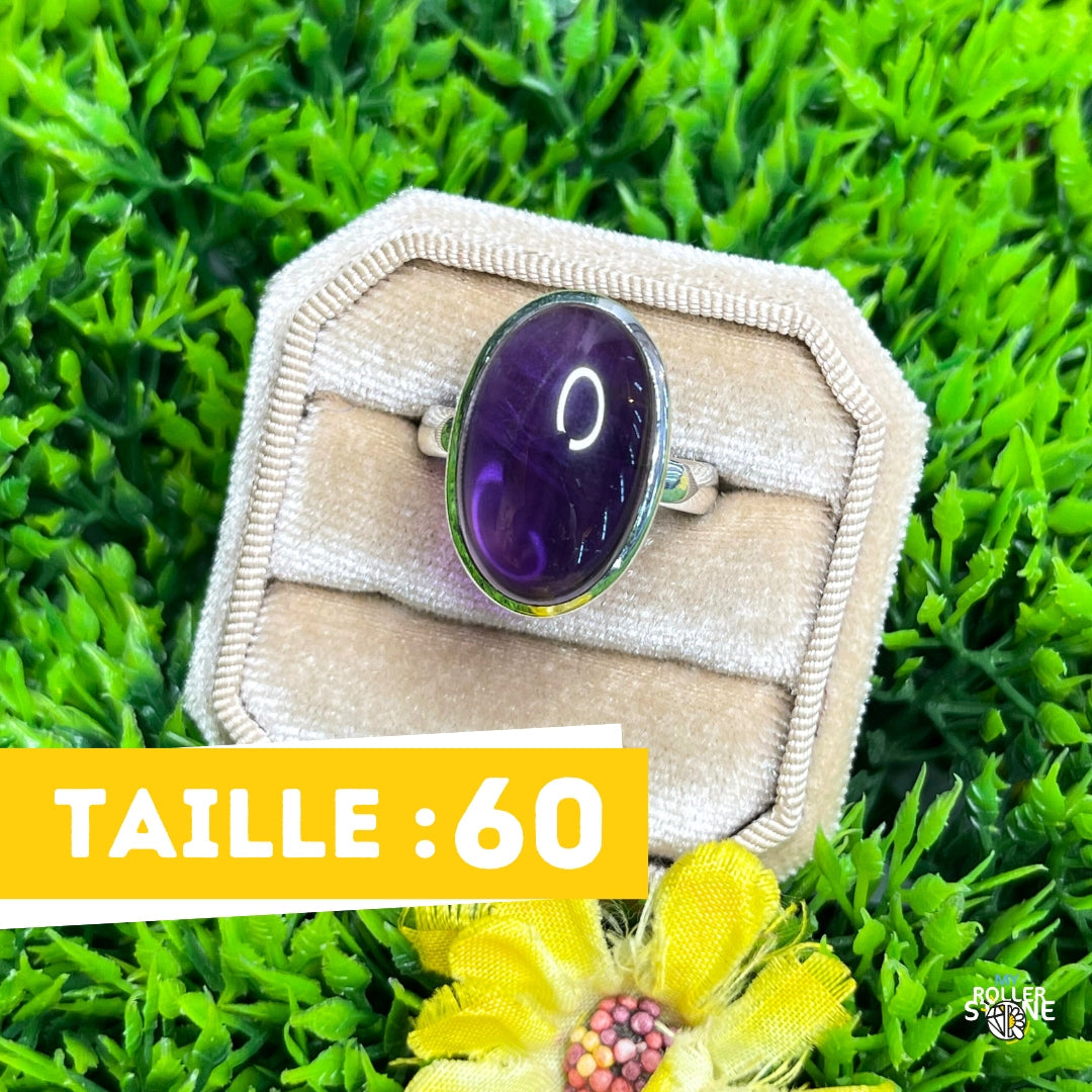 Bague Argent 925 Améthyste #87