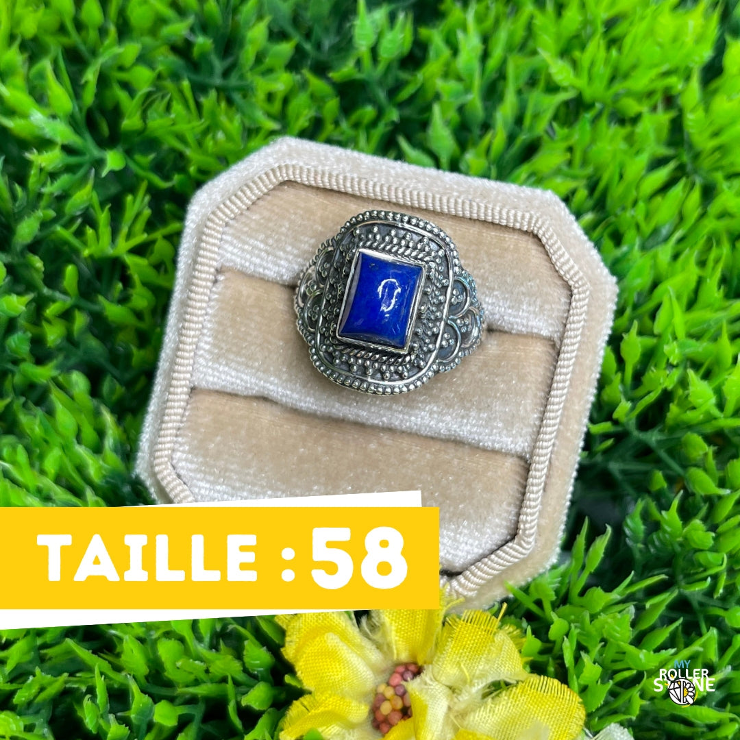 Bague Argent 925 Lapis Lazuli #215