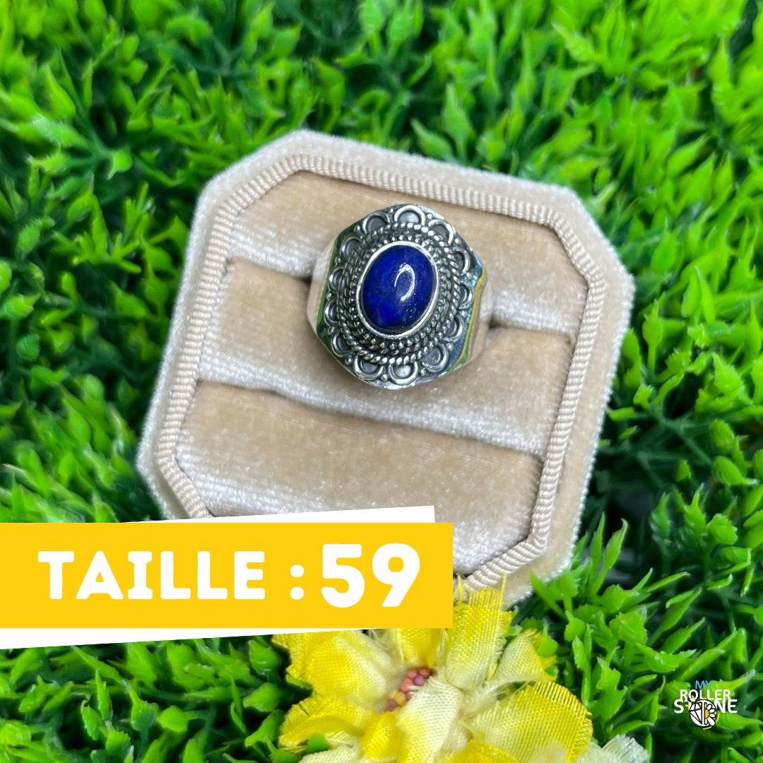 Bague Argent 925 Lapis Lazuli #222