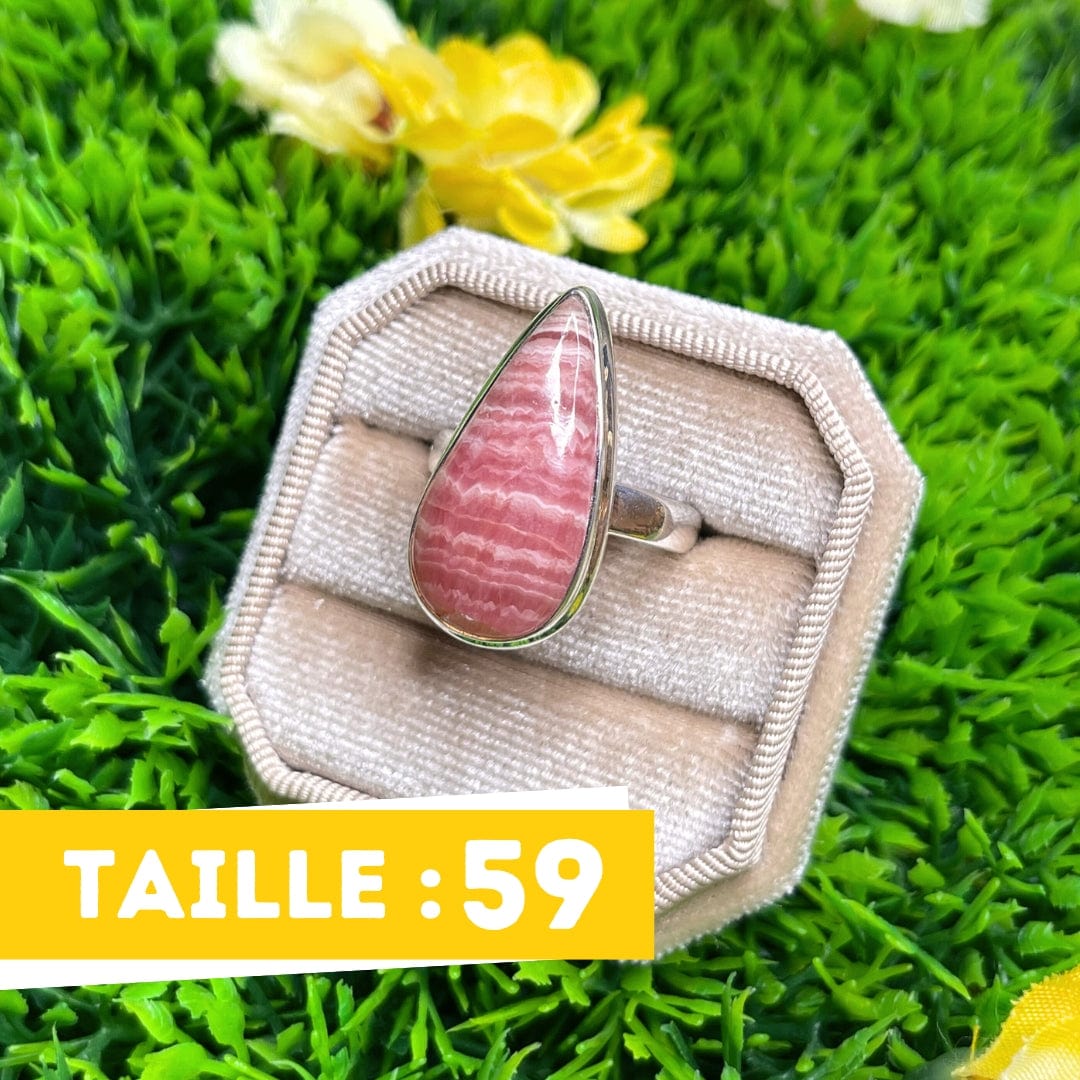 Bague Argent Rhodochrosite #29