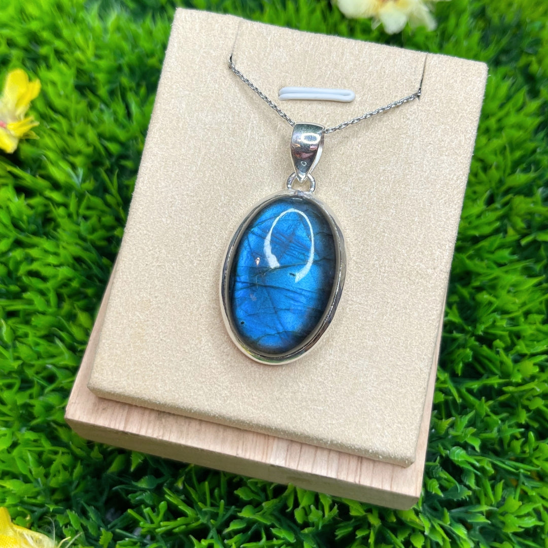 Pendentif Labradorite Blue Fire #2