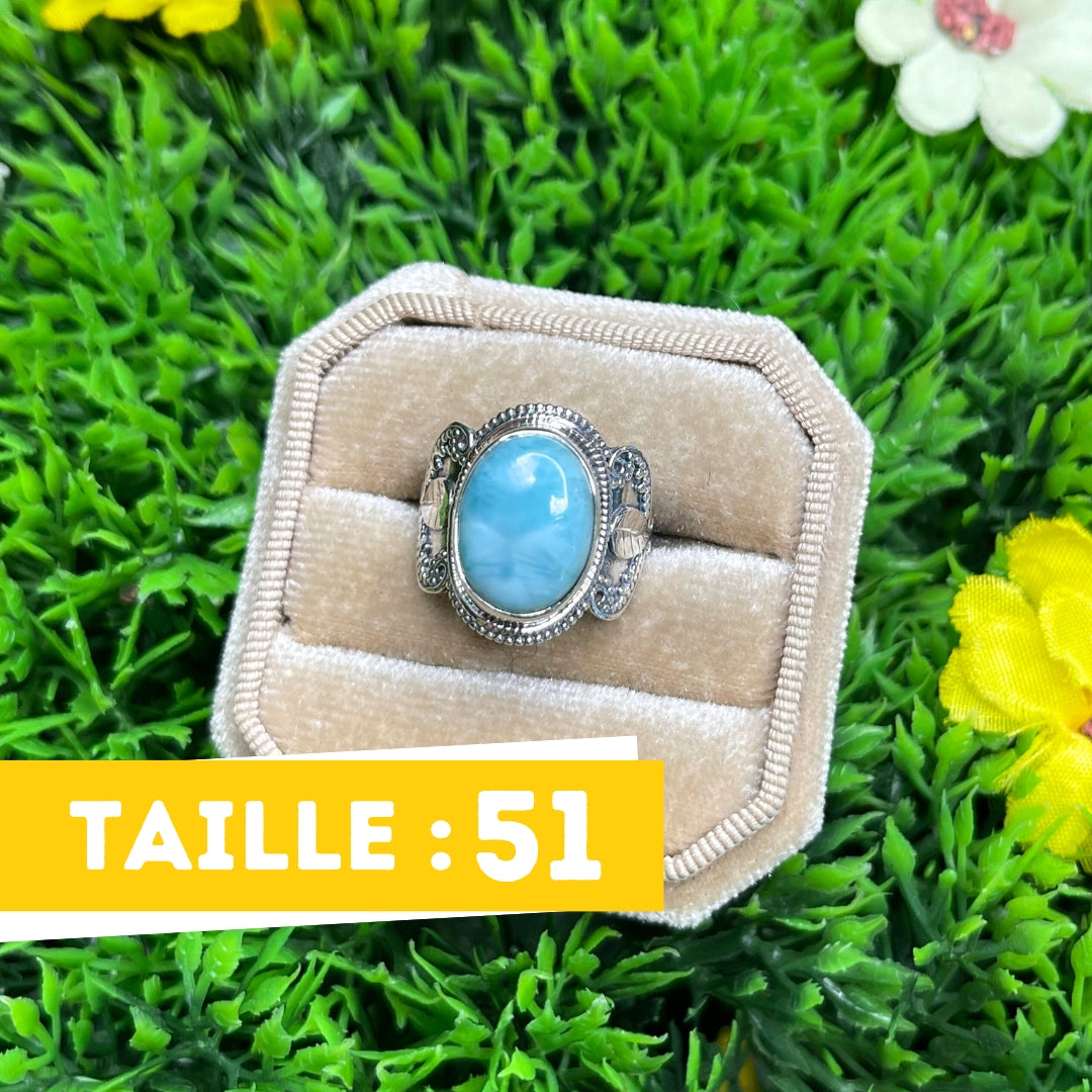 Bague Argent 925 Larimar #42