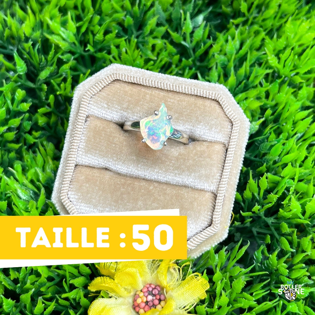 Bague Argent Opale d'Ethiopie #261