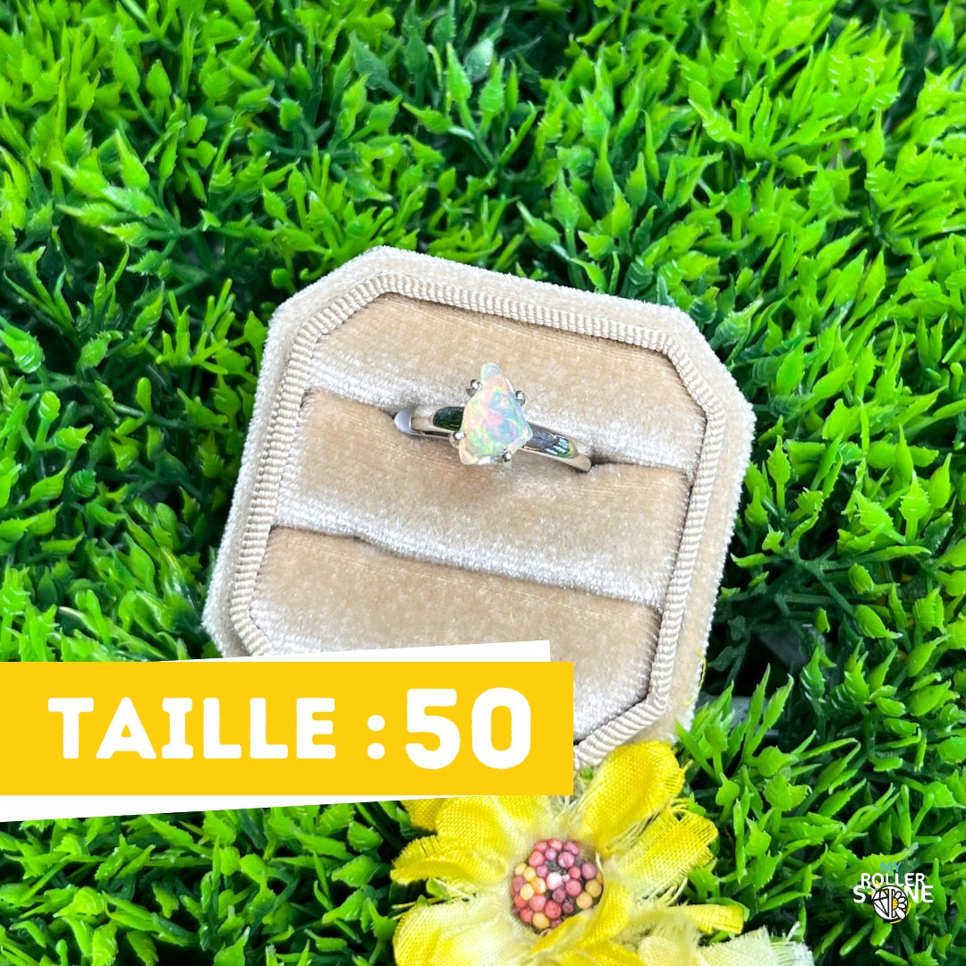 Bague Argent Opale d&#39;Ethiopie #268