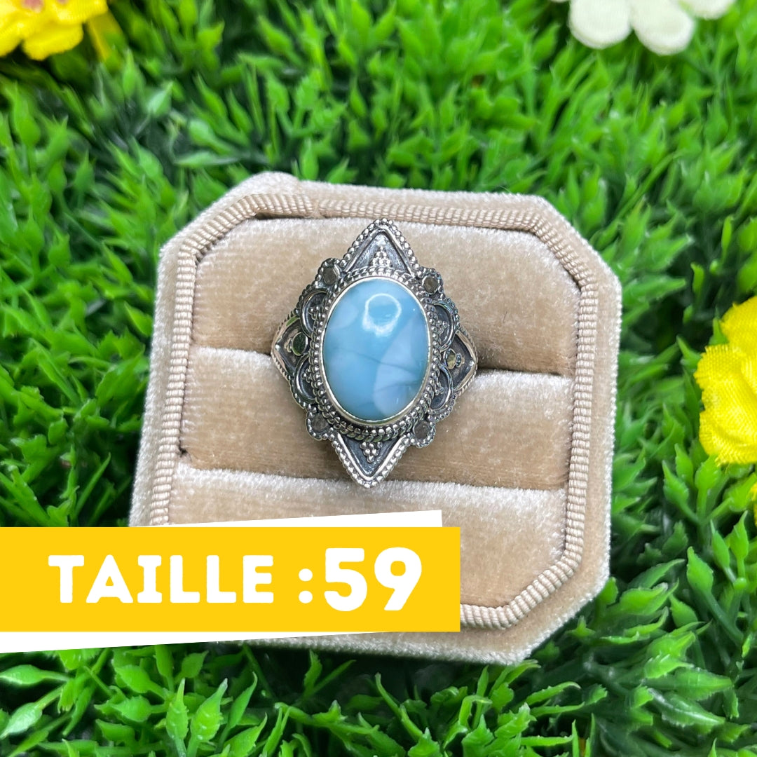 Bague Argent 925 Larimar #31