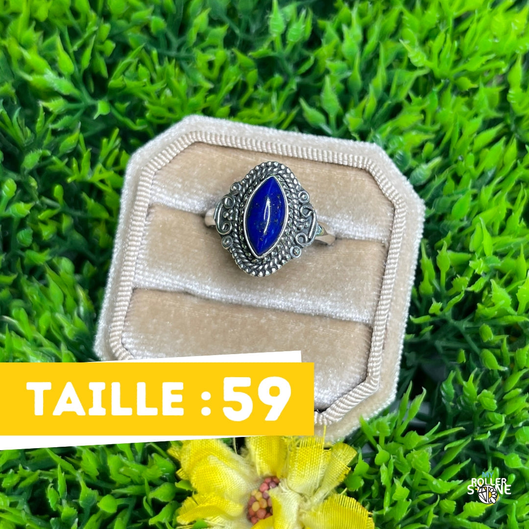 Bague Argent 925 Lapis Lazuli #221