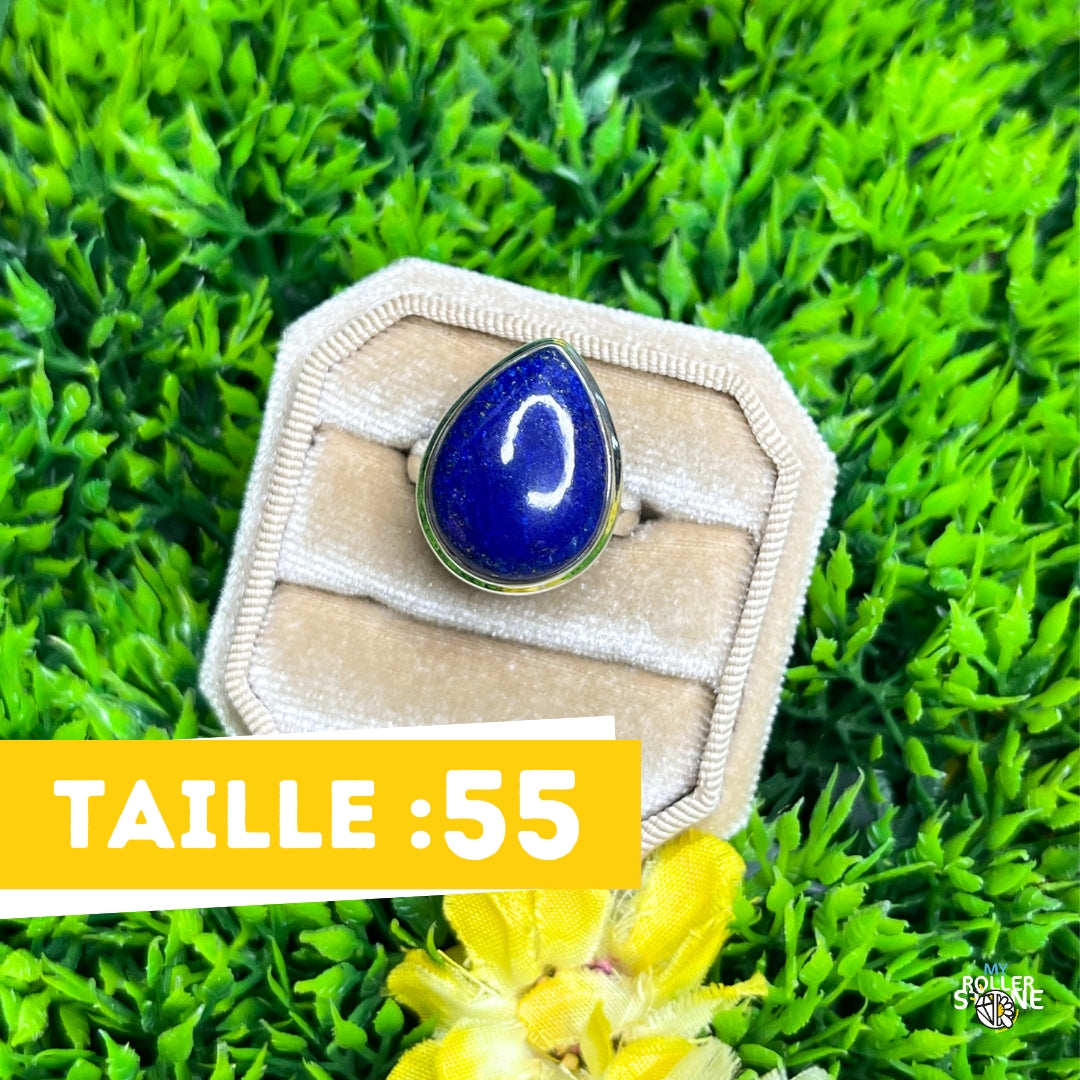 Bague Argent Lapis Lazuli #123