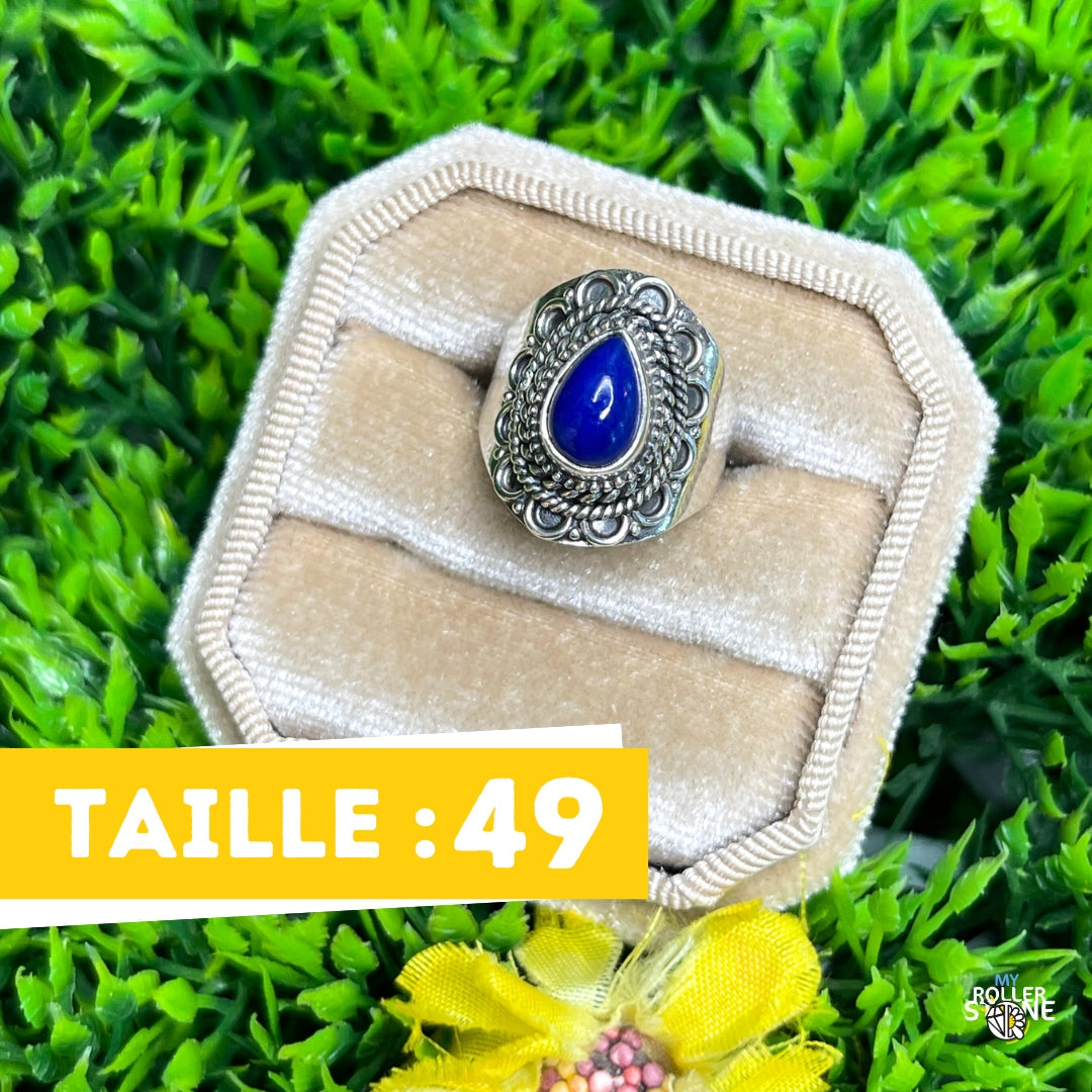 Bague Argent 925 Lapis Lazuli #160