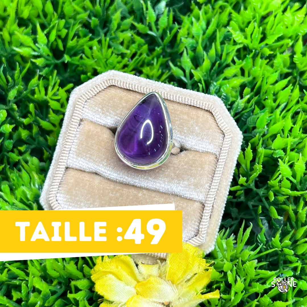 Bague Argent 925 Améthyste #69