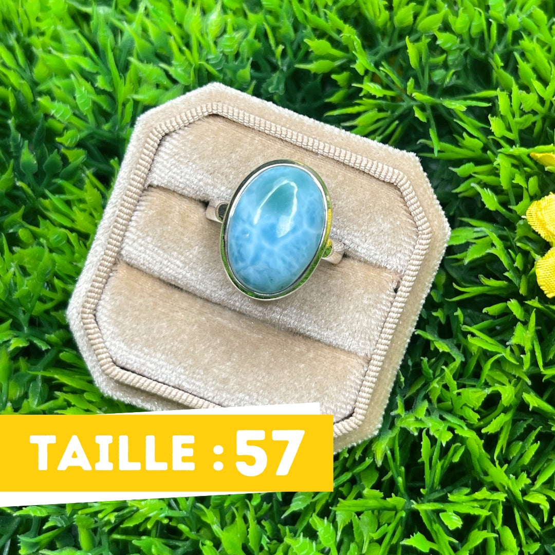 Bague Argent Larimar #105