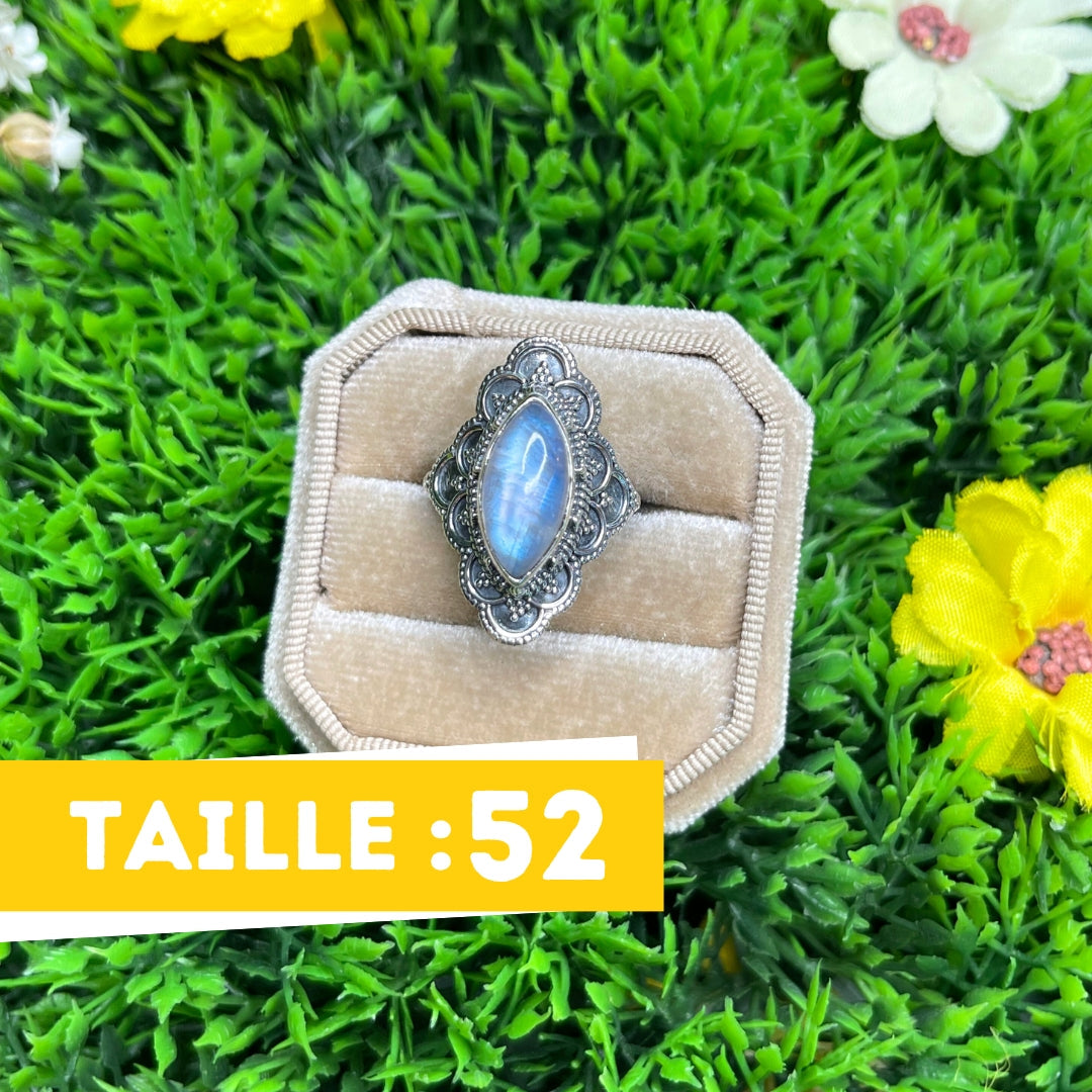 Bague Argent 925 Pierre de Lune #23