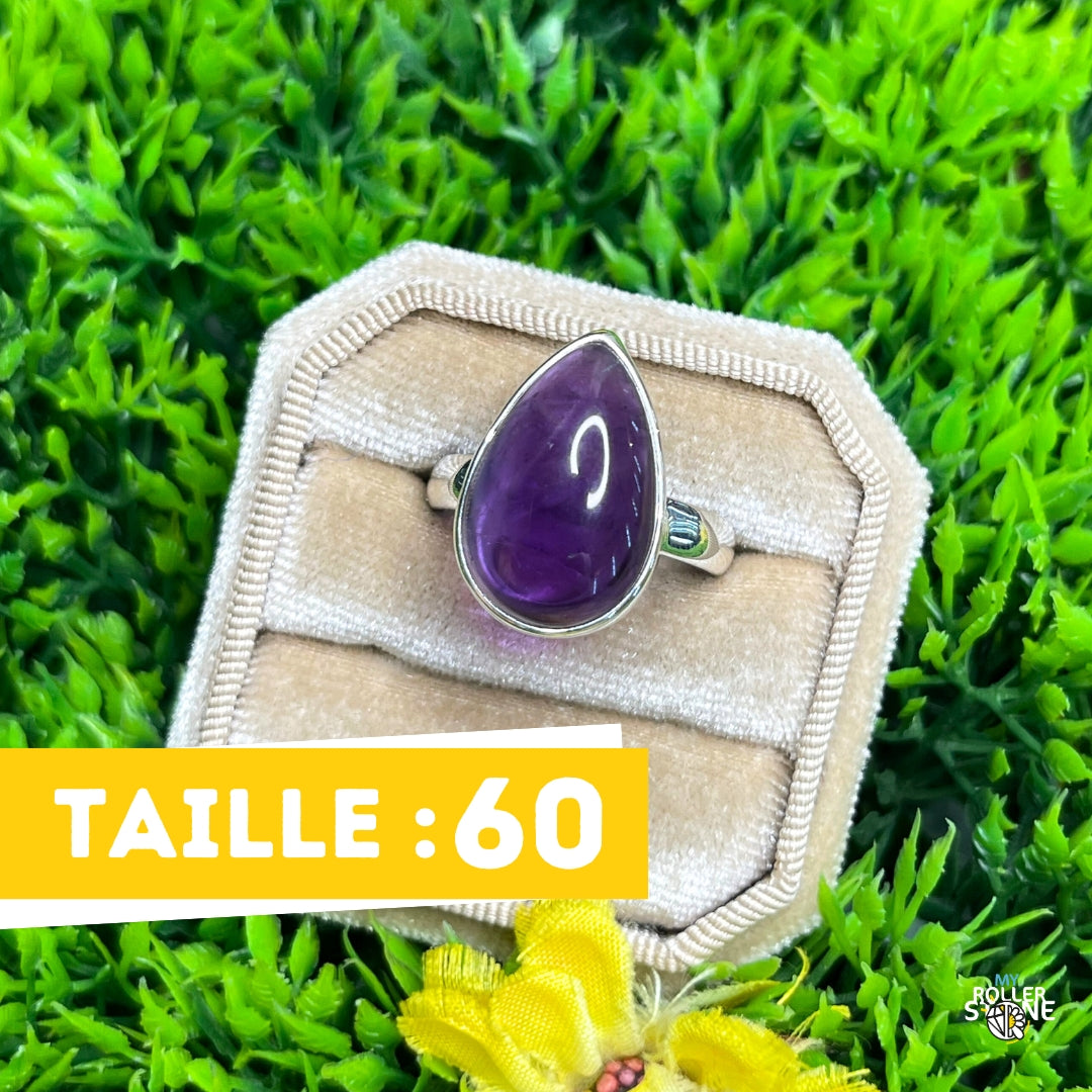 Bague Argent 925 Améthyste #88