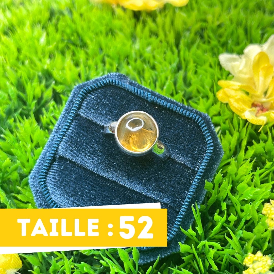 Bague Argent Citrine #29