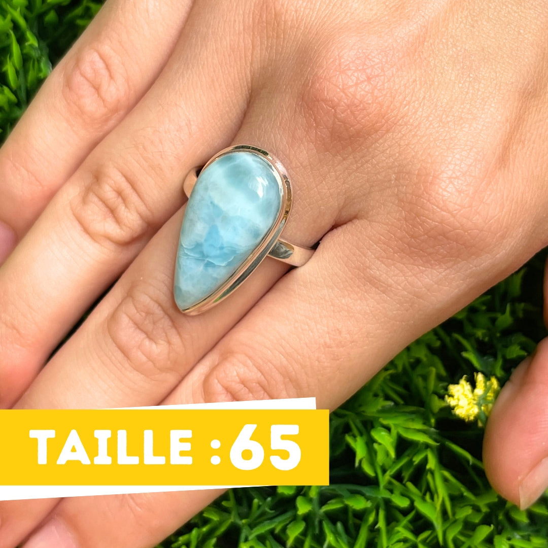 Bague Argent Larimar #83