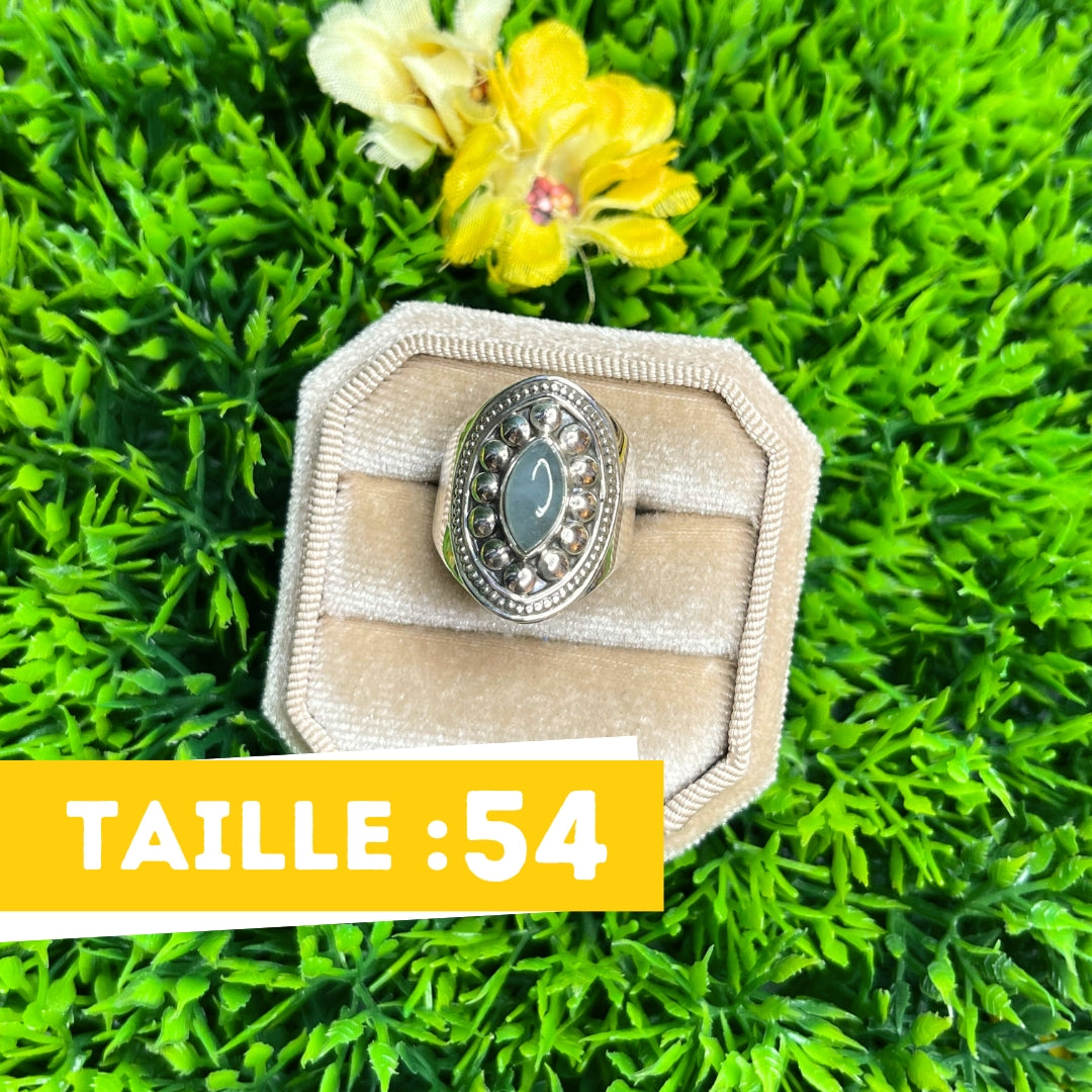 Bague Argent Aigue Marine #59