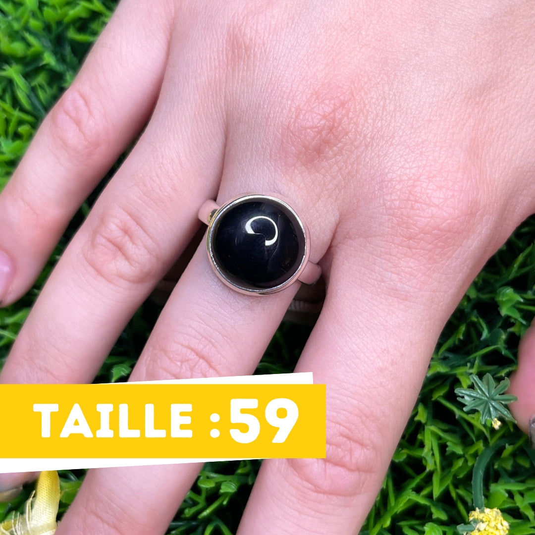 Bague Onyx Argent #34