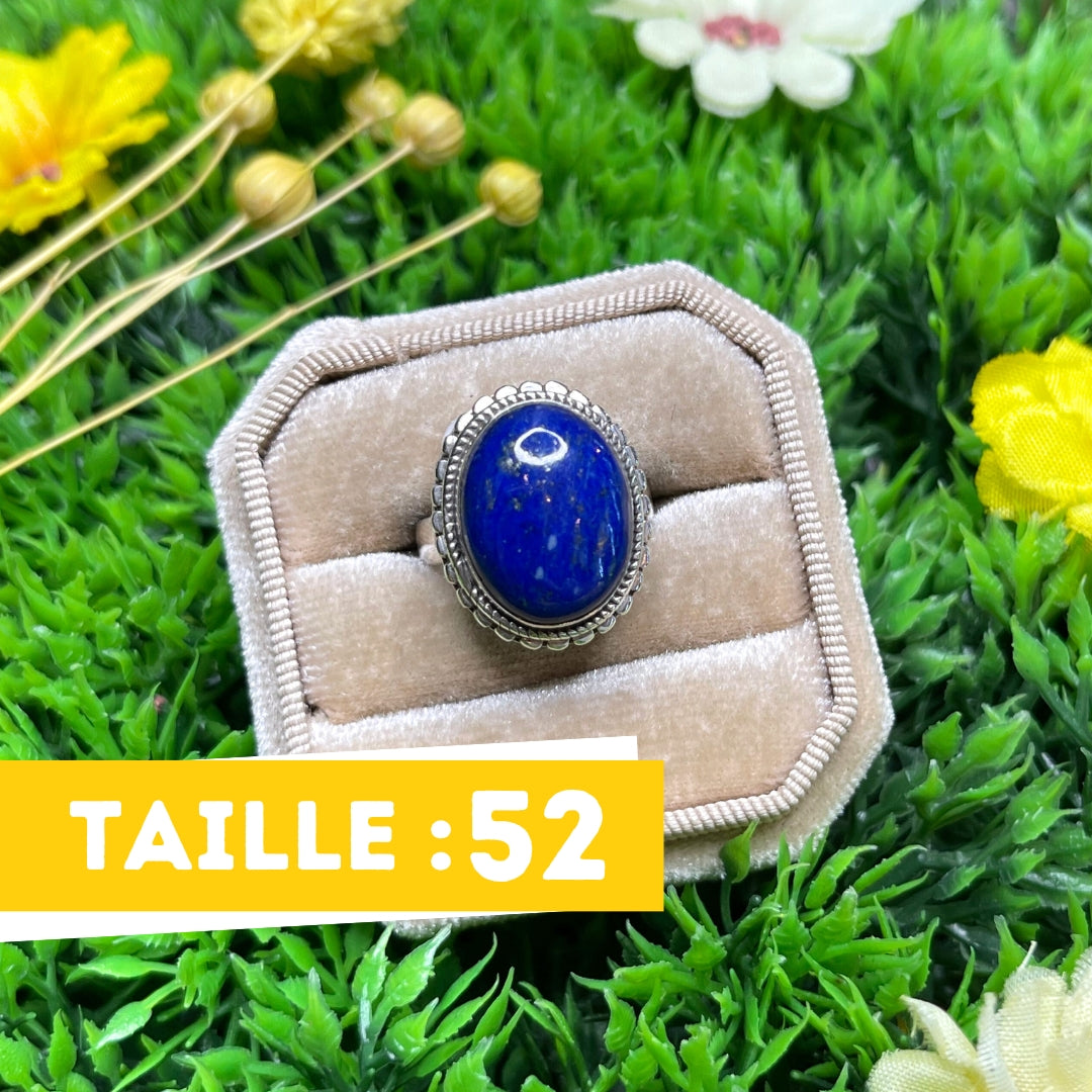 Bague Argent Lapis Lazuli #96