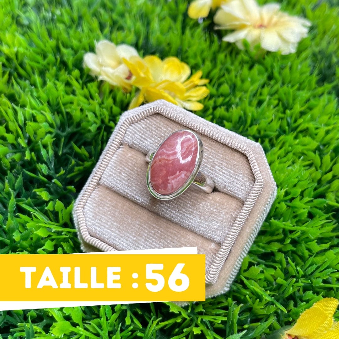 Bague Argent Rhodochrosite #26