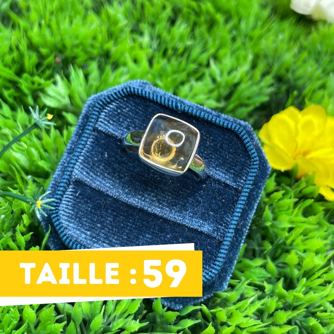 Bague Argent Citrine #5